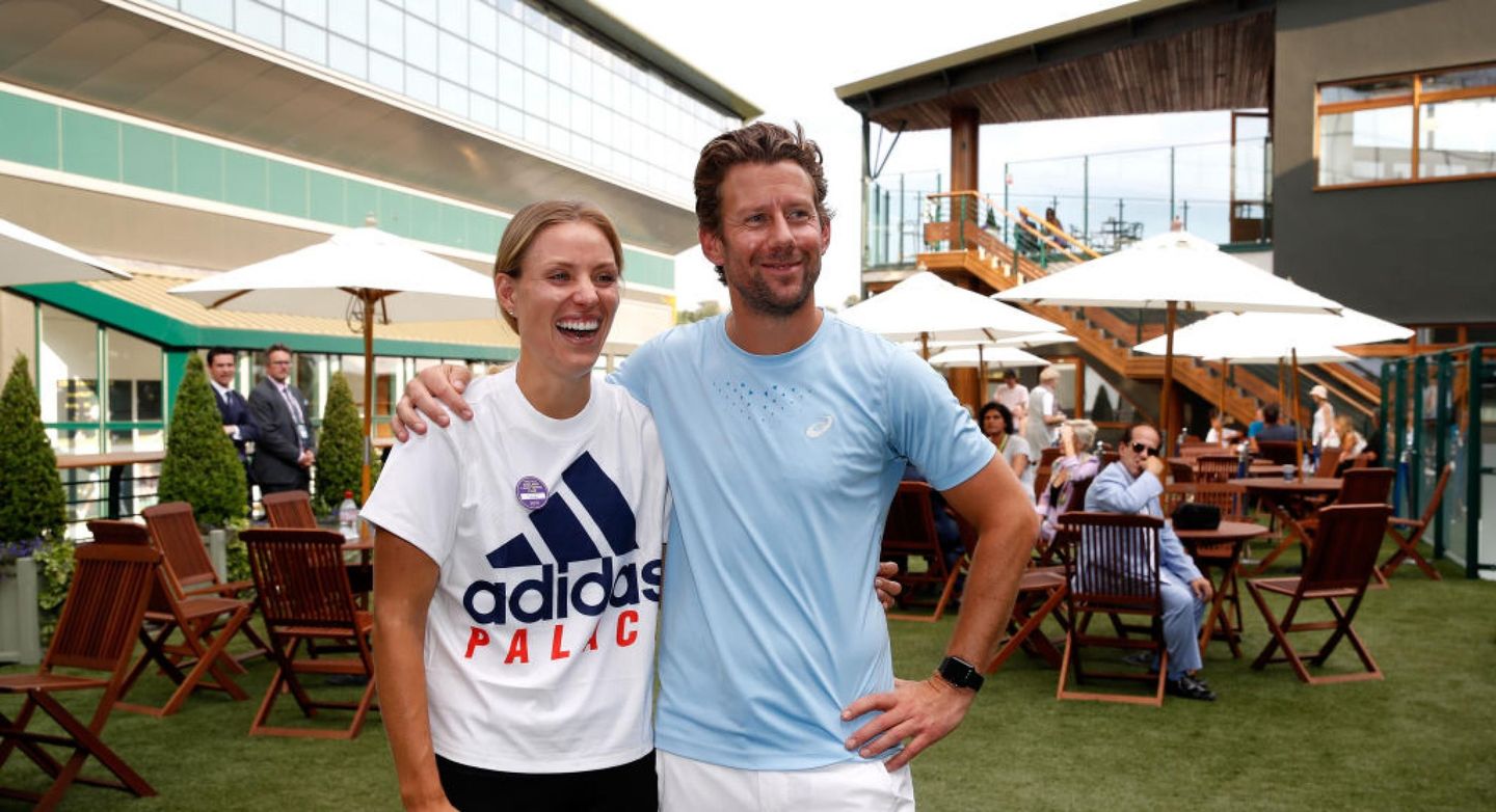 Despite returning to the Grand Slam winners' circle alongside Wim Fissette, Wimbledon champion Angelique Kerber announced the end of their partnership ahead of the 2018 WTA Finals... (Getty)