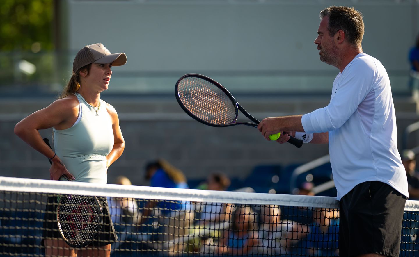 Elina Svitolina and Raemon Sluiter, 2023 US Open