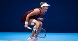 Jaqueline Cristian earned the first Top 10 win of her career in the China Open second round, saving four match points at 5-4 in the third set before clinching a 1-6, 6-4, 7-5 victory over reigning Wimbledon champion Barbora Krejcikova.