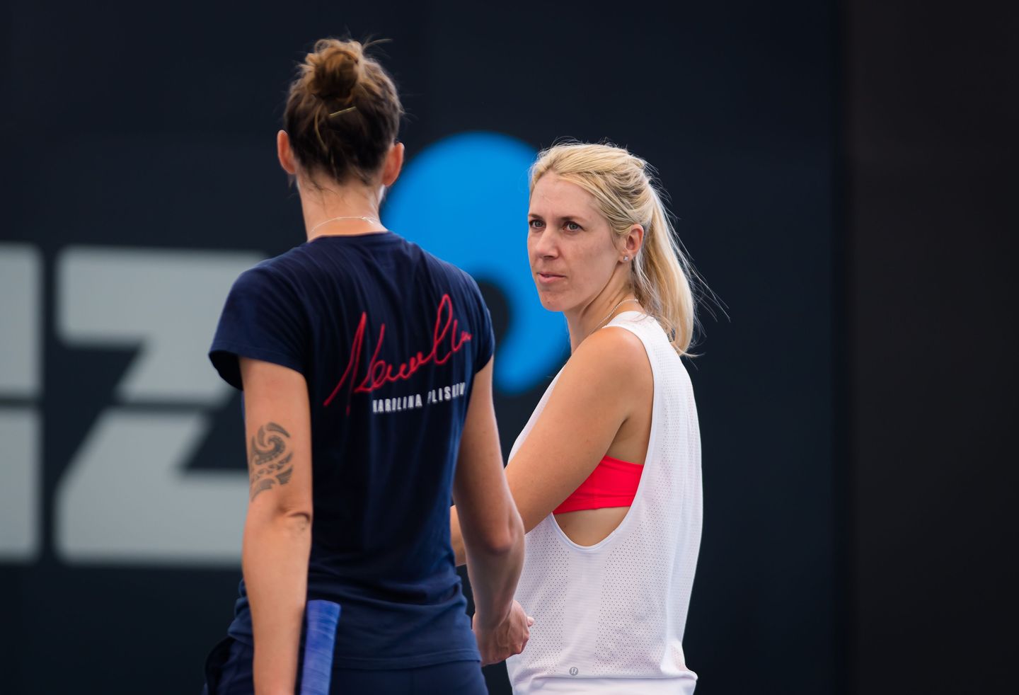 Savchuk was named a permanent part of the Pliskova team in November 2019 (Jimmie48)