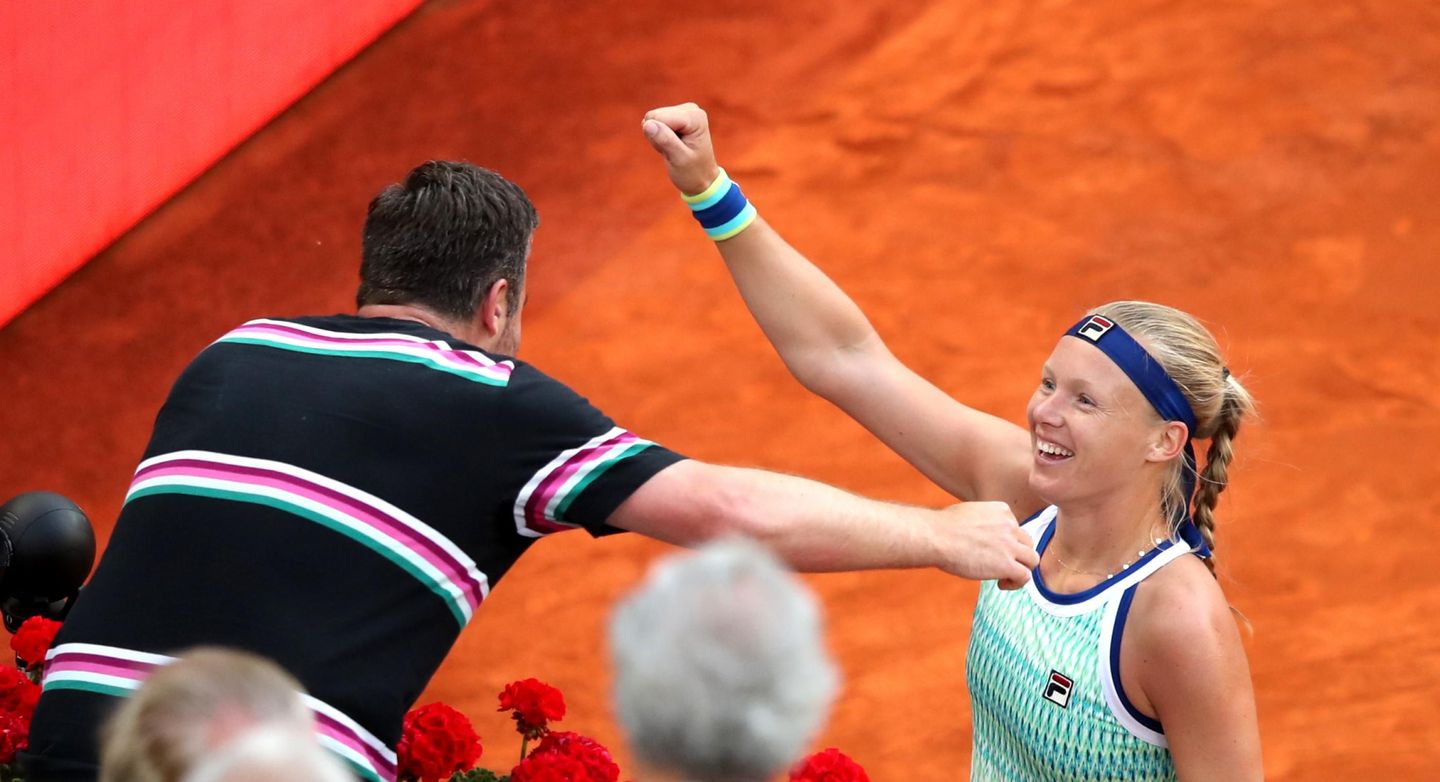 Kiki Bertens and Raemon Sluiter announced an end to their collaboration (Getty)