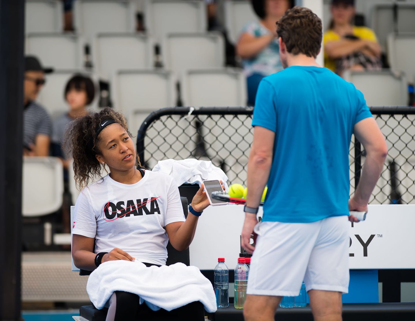 Osaka and Fissette in discussions (Jimmie48)