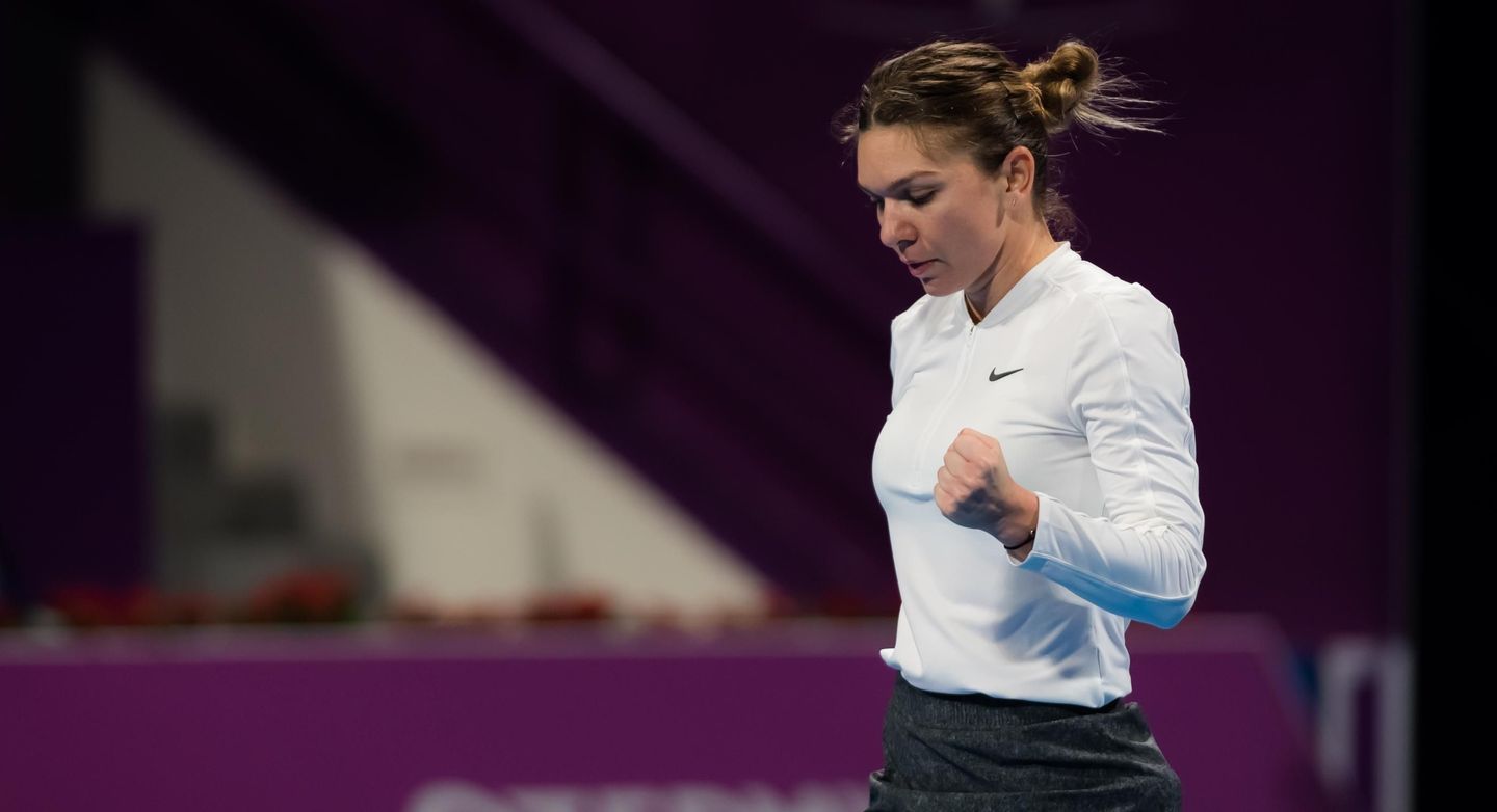 Simona Halep announced on February 17 that her trial with Thierry Van Cleemput had not been a success and would not continue (Getty)