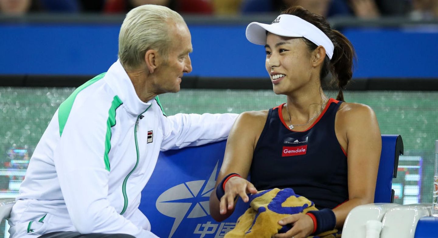 A spectacular finish to 2018 saw Wang Qiang storm into the Top 20 alongside Peter McNamara, but the Chinese No.1 announced their split following the Australian Open (Getty)